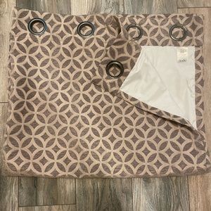 Black out curtains lined. 2 panel bundle 49x72